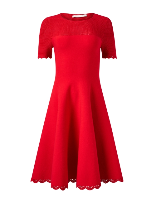 Product image - Jason Wu Collection - Coral Knit Fit and Flare Dress 