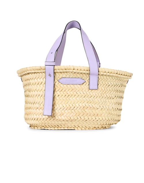 Product image - Poolside - Essaouria Lavender Woven Palm Bag 