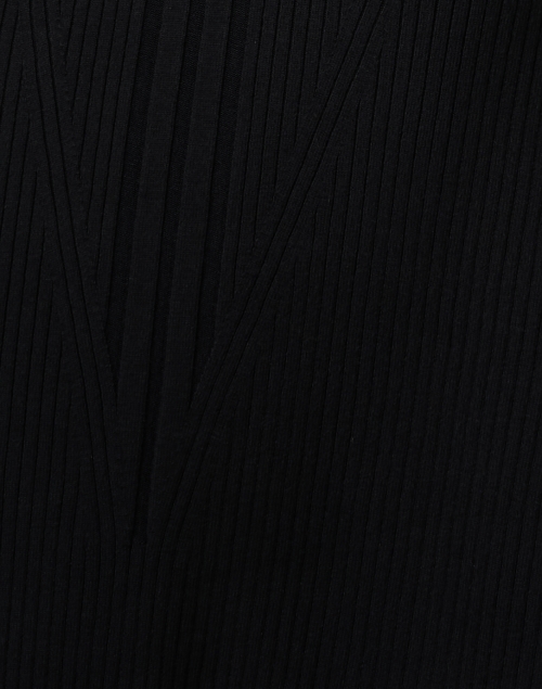 Fabric image - Ecru - Black Rib Knit Dress