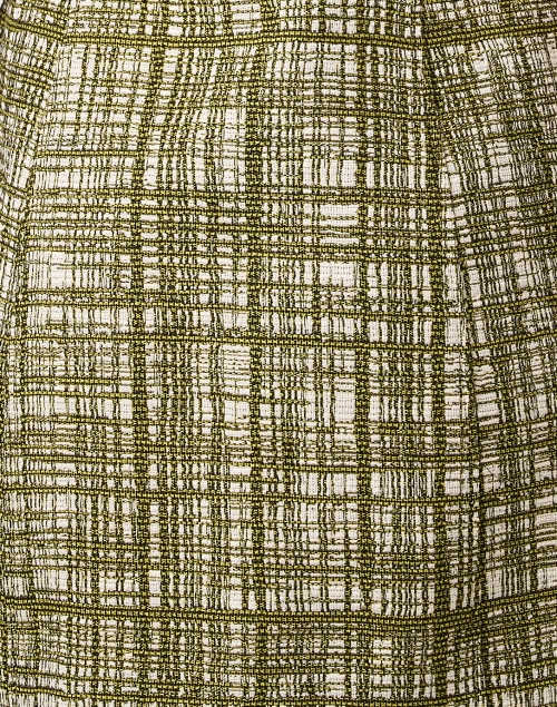 Fabric image - Jason Wu - Green Tweed Shirt Dress 