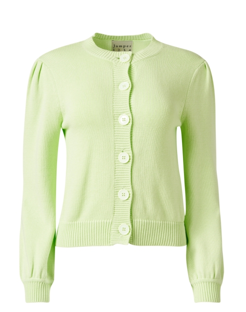 Product image - Jumper 1234 - Green Cotton Cardigan