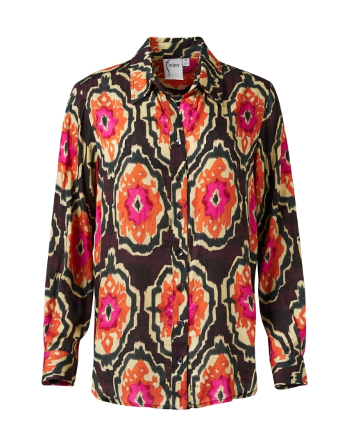 Product image - Finley - Monica Brown Medallion Print Blouse