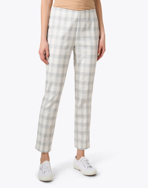 Front image - Peace of Cloth - Annie Grey Plaid Pull On Pant