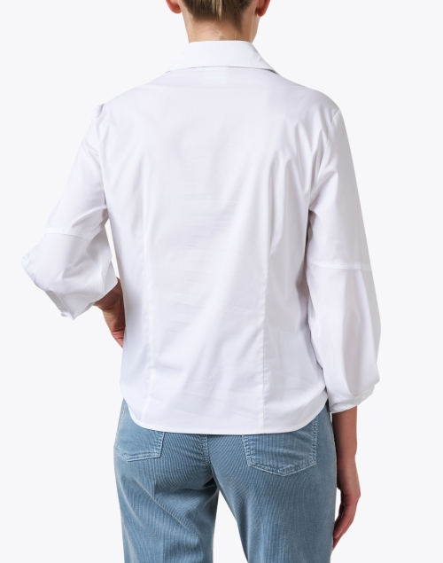 Back image - Finley - Emmy White Tie Front Shirt