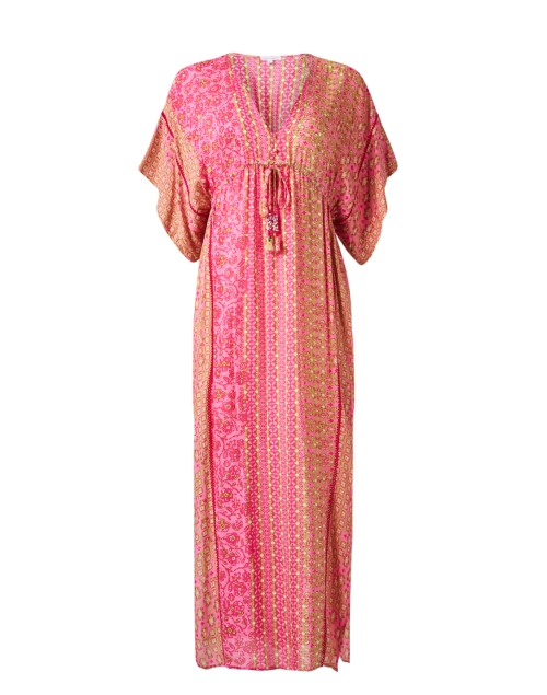 Product image - Poupette St Barth - Amaya Pink Batik Print Kaftan 