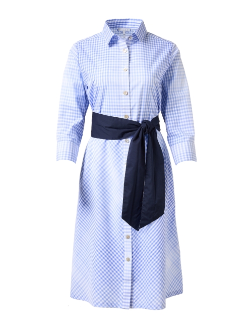 Product image - Hinson Wu - Riley Blue and White Gingham Cotton Dress