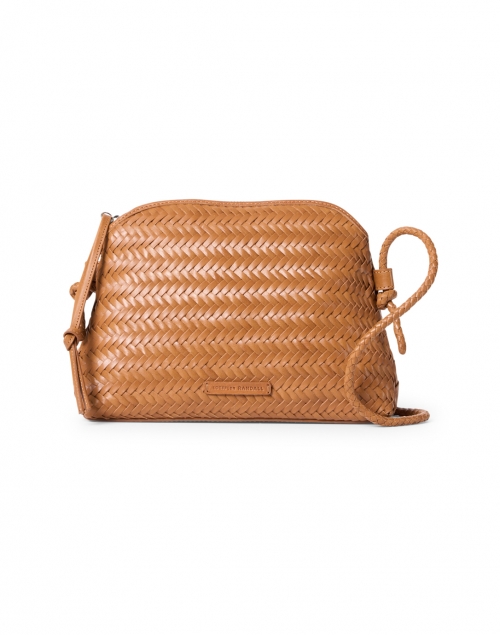 Loeffler Randall - Mallory Cognac Woven Leather Crossbody Bag 