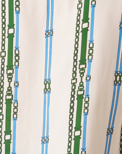 Fabric image - L.K. Bennett - Hardy Multi Belt Print Blouse