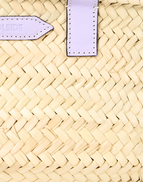 Fabric image - Poolside - Essaouria Lavender Woven Palm Bag 