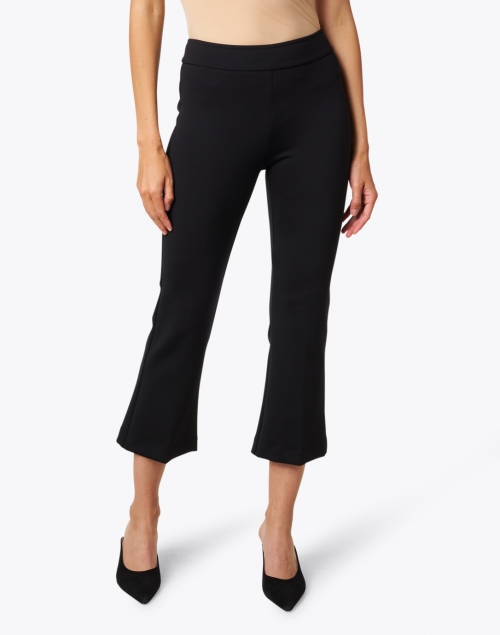 Front image - Avenue Montaigne - Leo Black Freedom Stretch Pull-On Pant