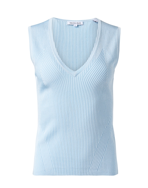 Product image - Veronica Beard - Sid Blue Knit Top