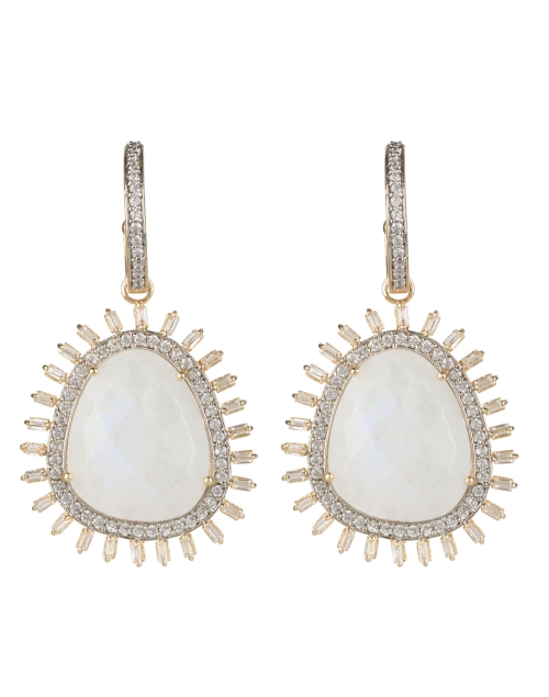 Product image - Atelier Mon - Moonstone and Crystals Drop Earrings