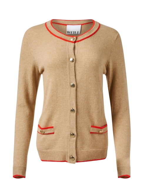 Product image - Weill - Sihane Camel Cashmere Cardigan