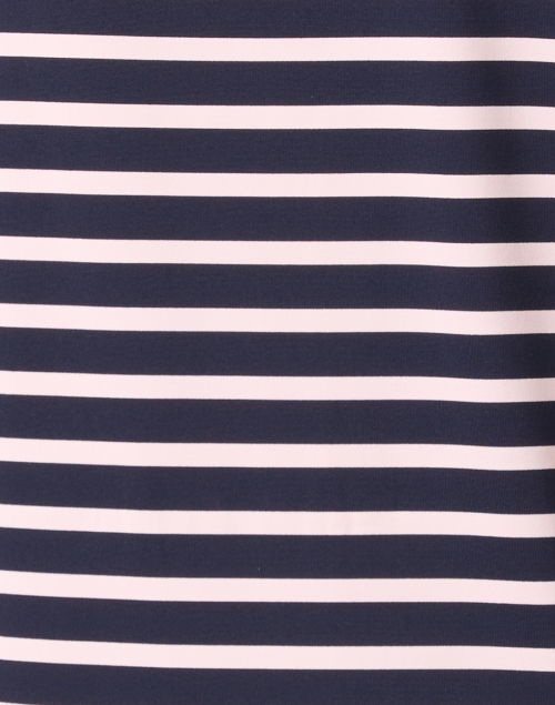 Fabric image - Saint James - Phare Navy and Pink Striped Shirt