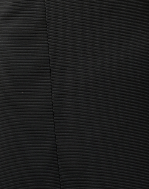 Fabric image - Emporio Armani - Ottoman Black Ribbed Dress