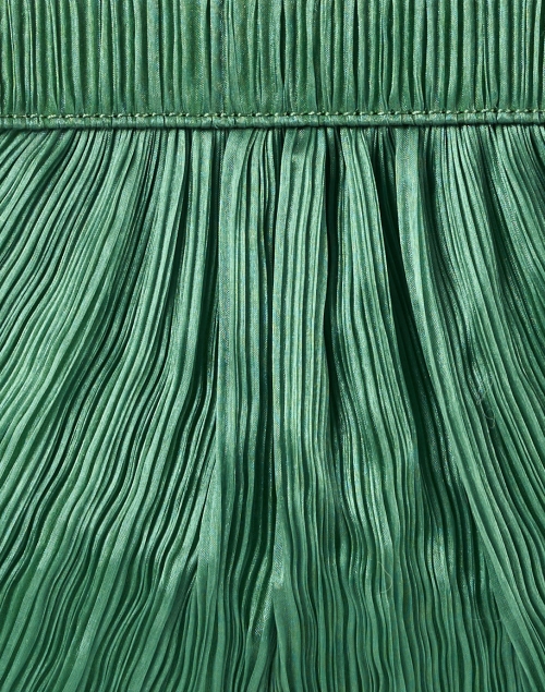 Fabric image - Loeffler Randall - Rayne Green Pleated Bow Clutch