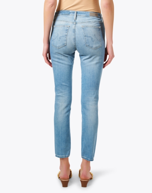 Back image - AG Jeans - Prima Light Blue Denim Slim Ankle Jean