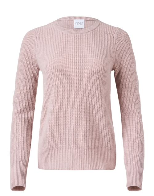 Product image - Madeleine Thompson - Hawkes Lilac Pointelle Sleeve Sweater