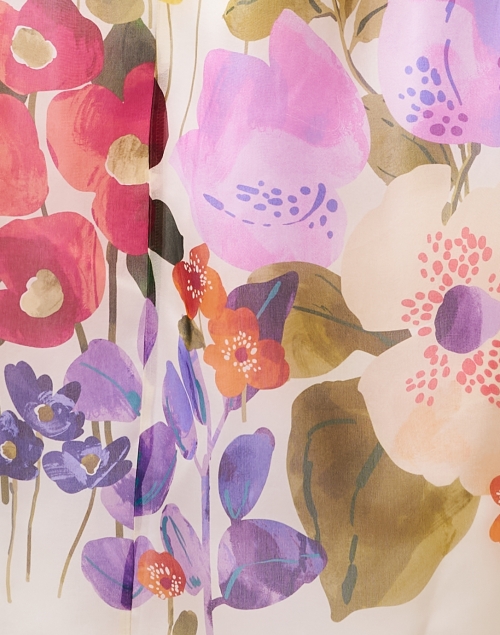 Fabric image - Sara Roka - Riah Multi Floral Silk Dress