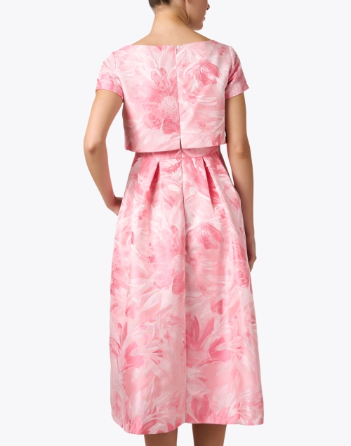 Back image - Bigio Collection - Pink Floral Dress