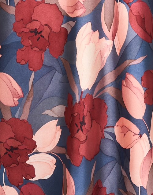 Fabric image - Vince - Twilight Multi Floral Shirt Dress