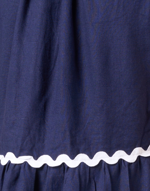 Fabric image - Sail to Sable - Navy Ric Rac Cotton Dress