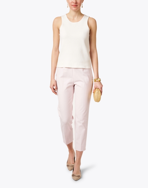 Look image - Burgess - Taylor Ivory Cotton Cashmere Tank