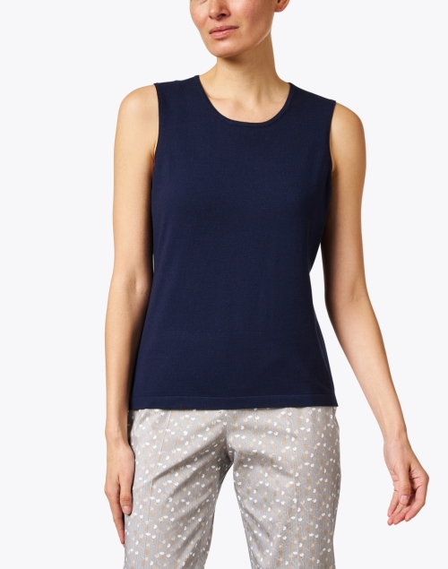 Front image - J'Envie - Navy Knit Top