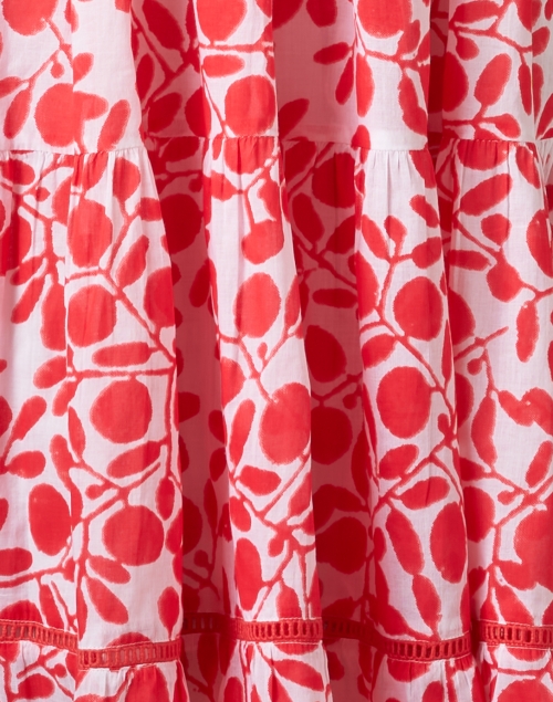Fabric image - Ro's Garden - Daphne Red Print Dress