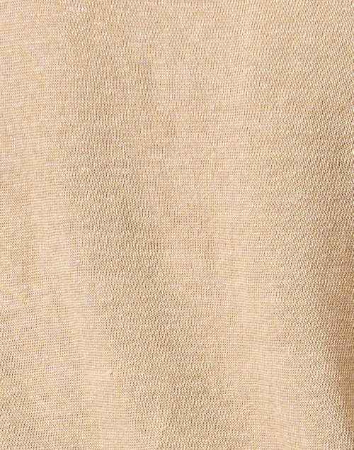 Fabric image - Weekend Max Mara - Pancone Tan Linen Sweater