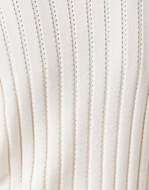 Fabric image - BOSS - Fempali White Pointelle Sweater