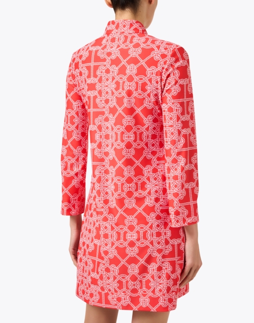 Back image - Jude Connally - Kate Red Print Dress