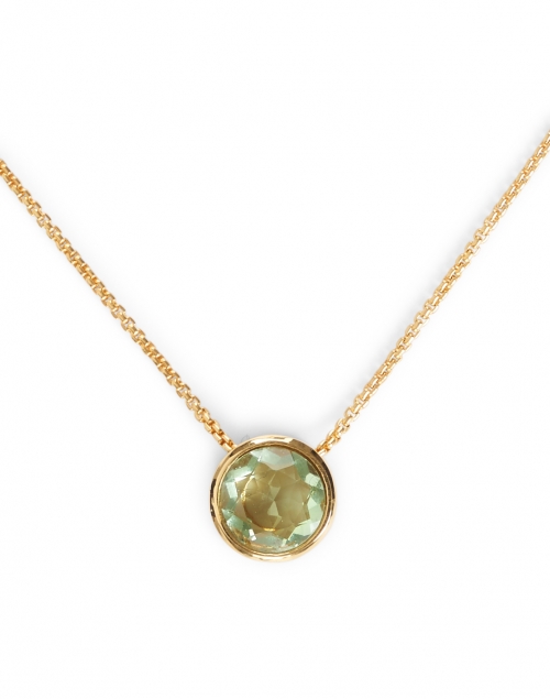 Fabric image - Dean Davidson - Green Amethyst Gold Pendant Necklace