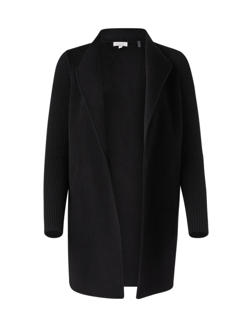 Product image - Kinross - Black Wool Cashmere Coat