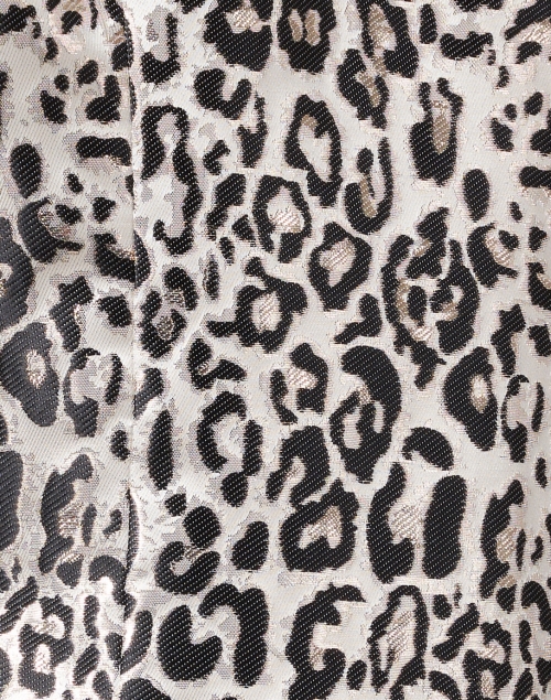 Fabric image - Connie Roberson - Rita White and Black Metallic Cheetah Silk Jacket