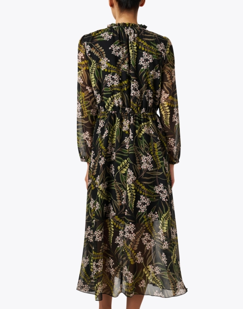 Back image - Marc Cain - Black Multi Print Dress