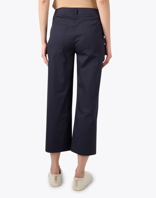 Back image - MAC Jeans - Nora Navy Crop Straight Leg Pant