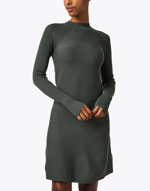 Front image - Max Mara Leisure - Pireo Green Knit Dress