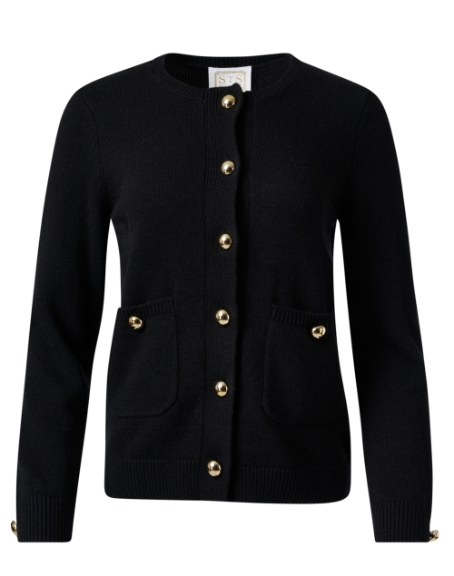 Product image - Sail to Sable - Classic Black Wool Cardigan