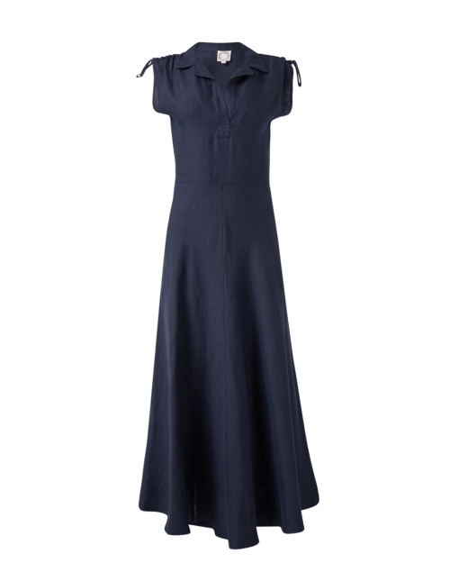 Product image - Ines de la Fressange - Violine Navy Linen Dress