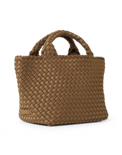 Extra_1 image - Naghedi - St. Barths Mini Solid Mink Brown Woven Handbag