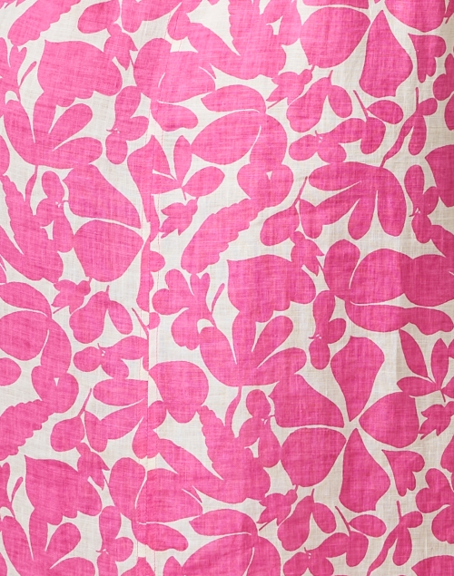 Fabric image - Apiece Apart - Mirada Pink Printed Linen Dress