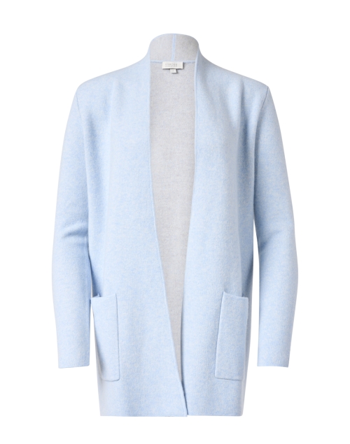 Product image - Kinross - Blue and Grey Reversible Cashmere Cardigan