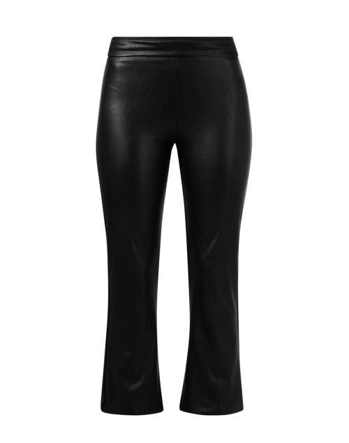 Product image - Avenue Montaigne - Leo Black Faux Leather Pull On Pant