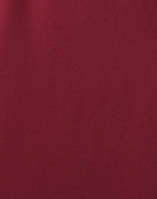 Fabric image - L.K. Bennett - Carrington Burgundy Belted Dress