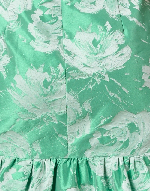 Fabric image - Bigio Collection - Green Floral Jacquard Dress