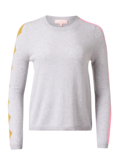Product image - Lisa Todd - Grey Zig Zag Cashmere Sweater
