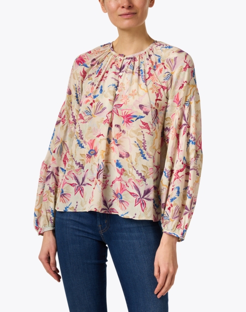 Front image - Chufy - Ivy Floral Silk Blouse