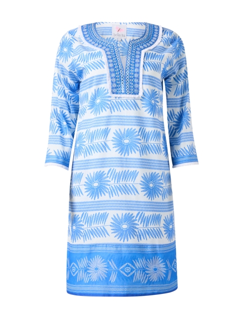 Product image - Bella Tu - Blue Print Cotton Tunic Dress