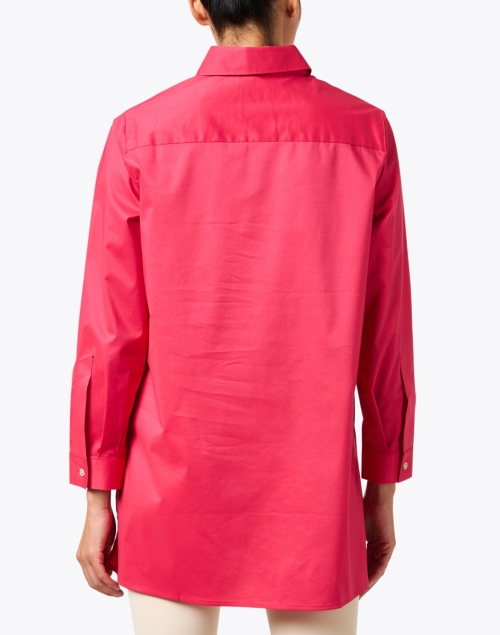 Back image - Hinson Wu - Valentina Pink Stretch Cotton Shirt